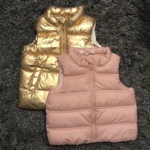 Two 18-24 month girl toddler vests